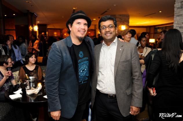 Thievery Corporation's Rob Garza and Renaissance Dupont Circle Hotel General Manager Matt Felix.